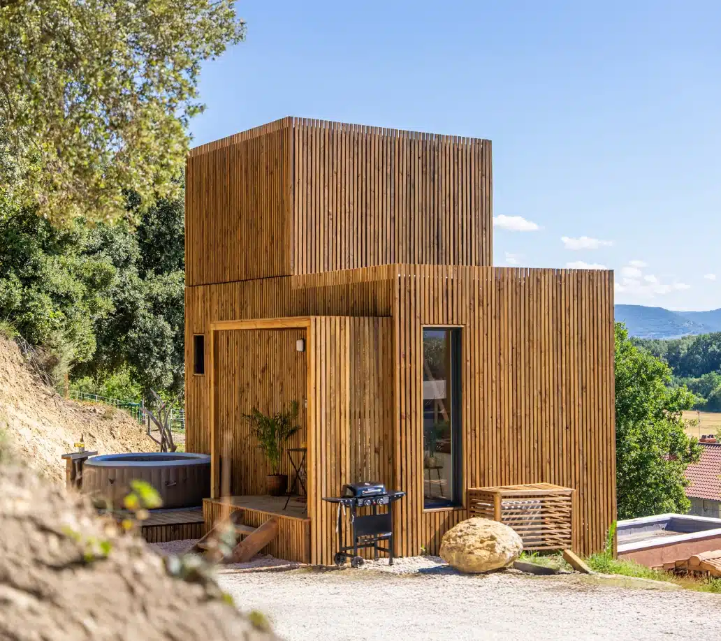 Studio de jardin en ossature bois Greenkub dans l’Orne