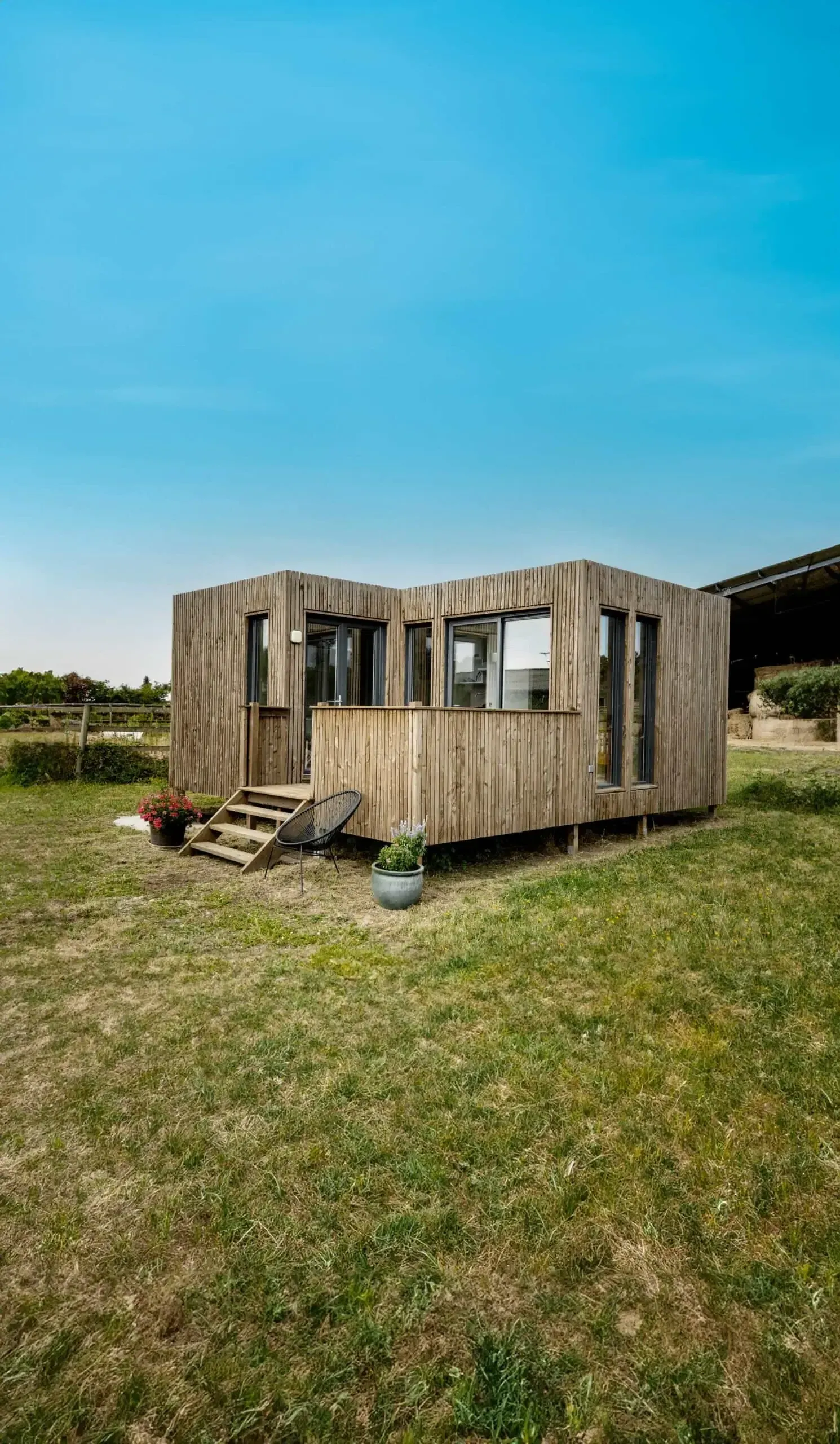 Studio de jardin Greenkub de plain-pied en ossature bois, logement indépendant pour un proche