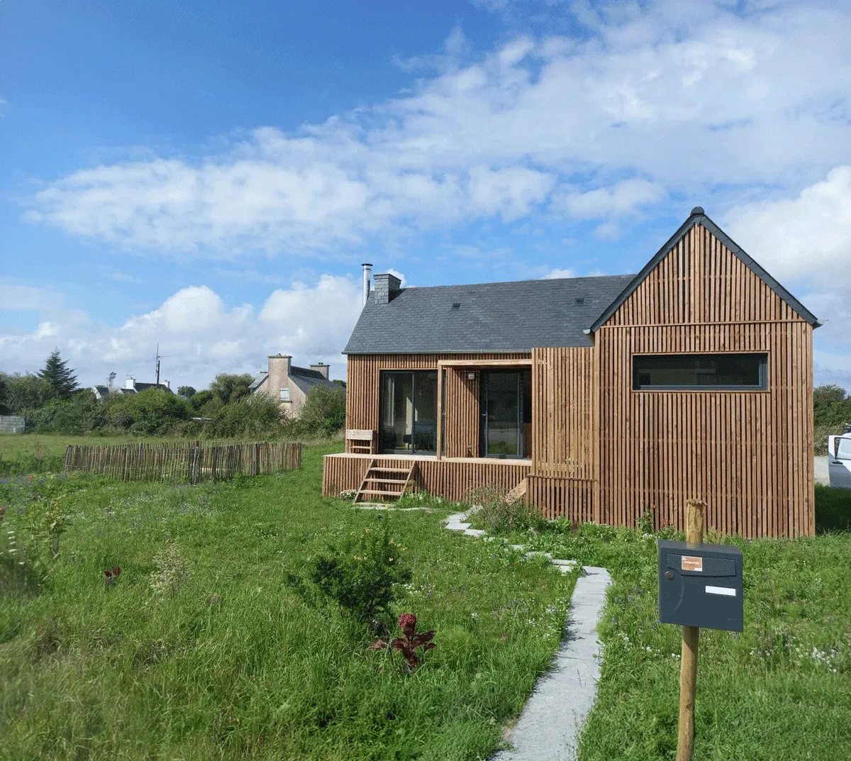 Résidence principale de 40 m², studio en ossature bois Greenkub (Finistère)