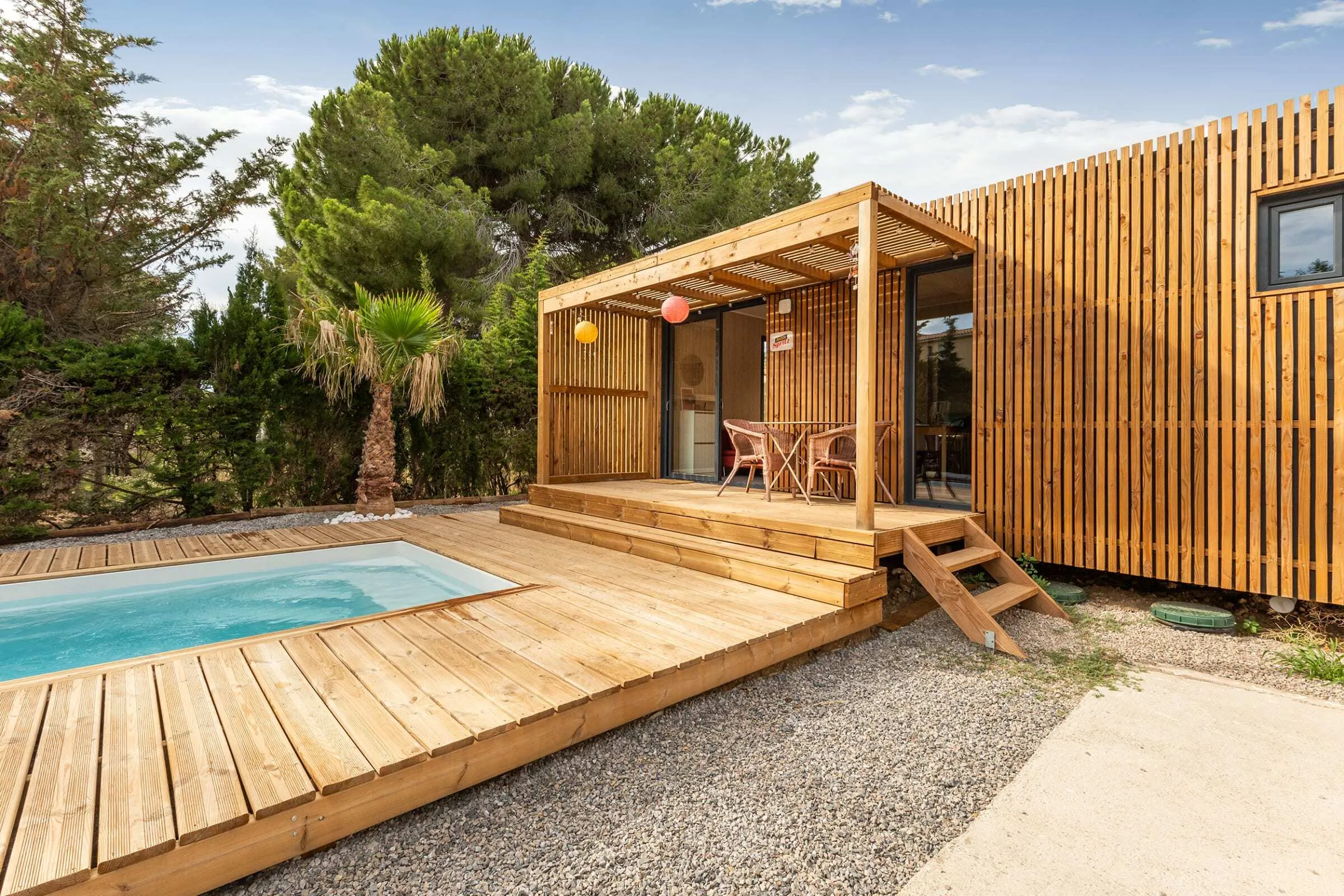 4 personnes de 40 m², studio en ossature bois Greenkub (Hérault)