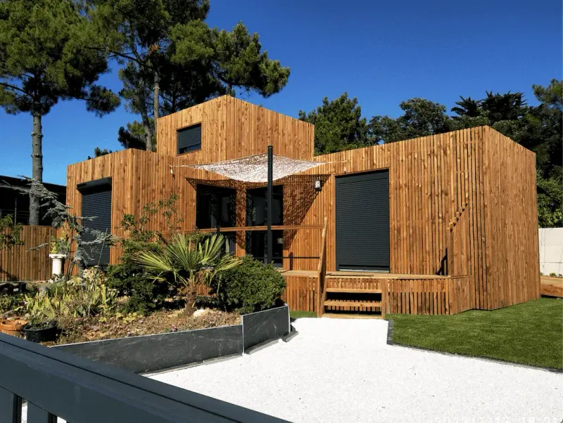 Studio de jardin Greenkub installé, réalisation en Loire-Atlantique