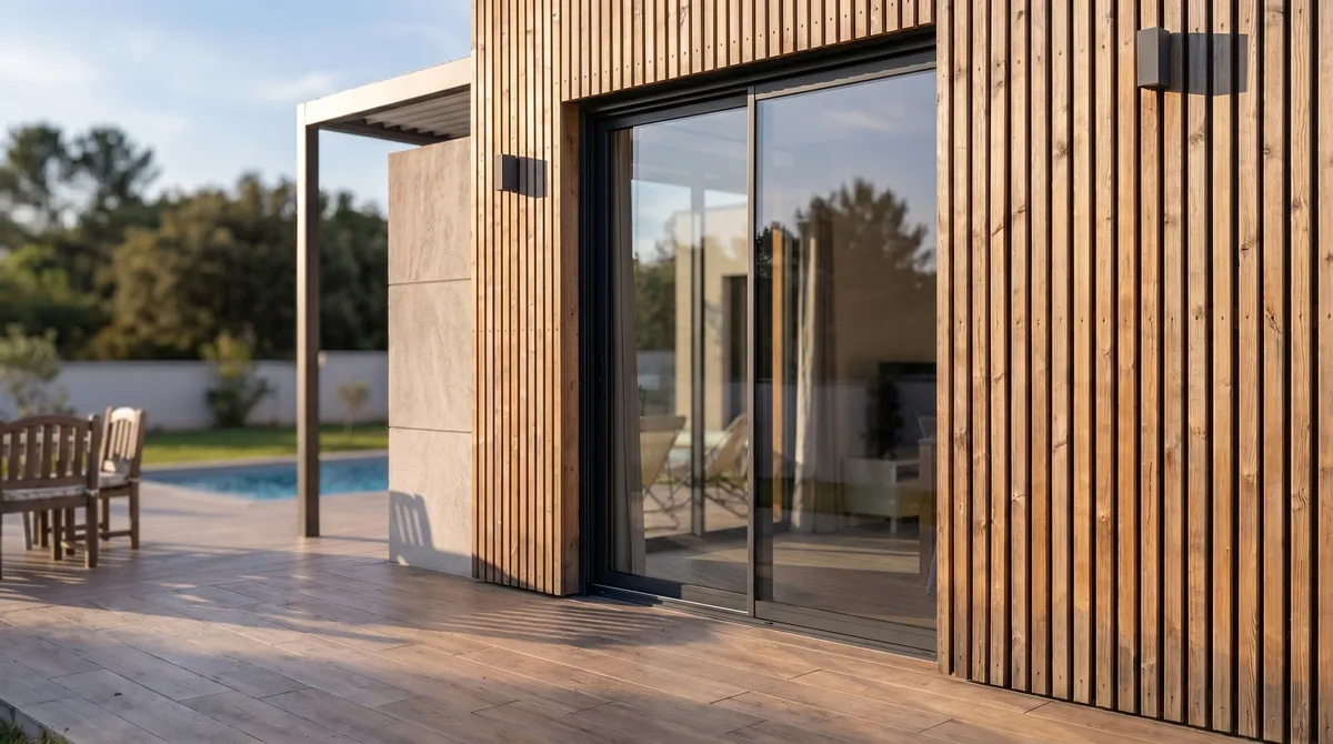 Maison en bois Greenkub M60R, 60 m², vue extérieure