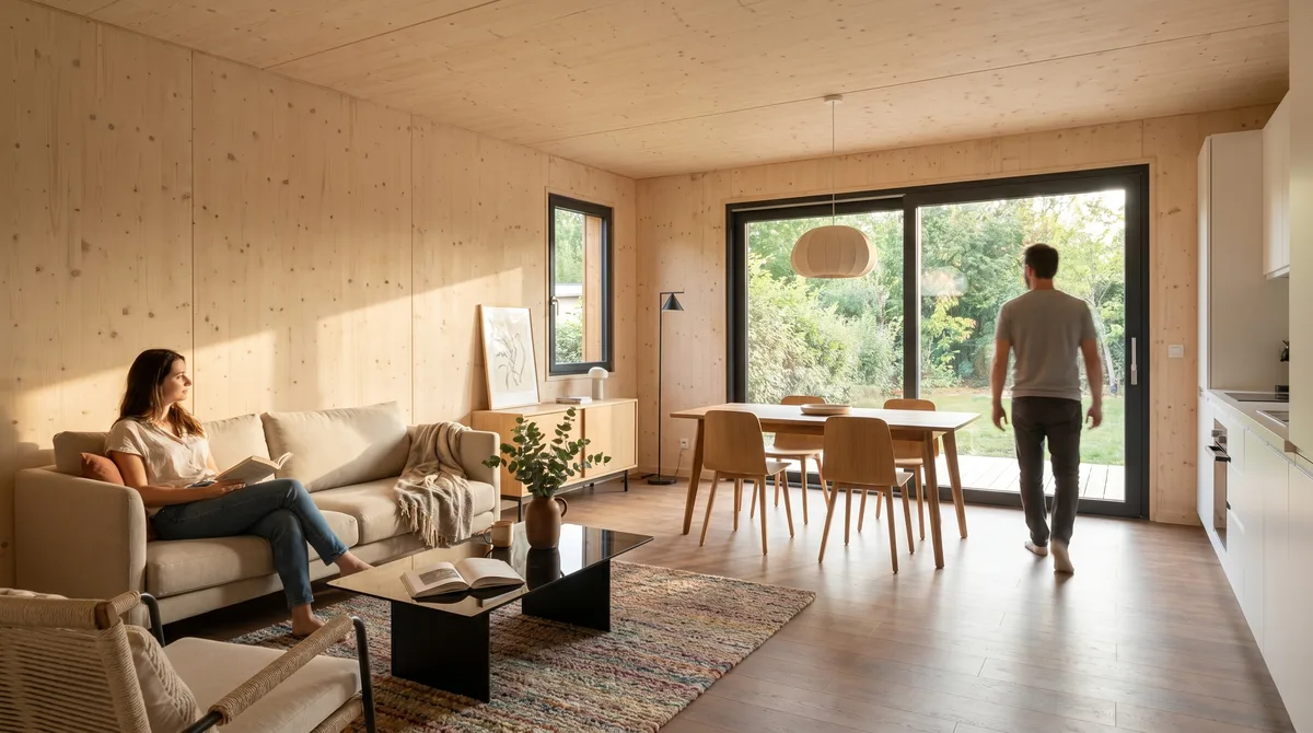 Greenkub M60T, 60 m², intérieur