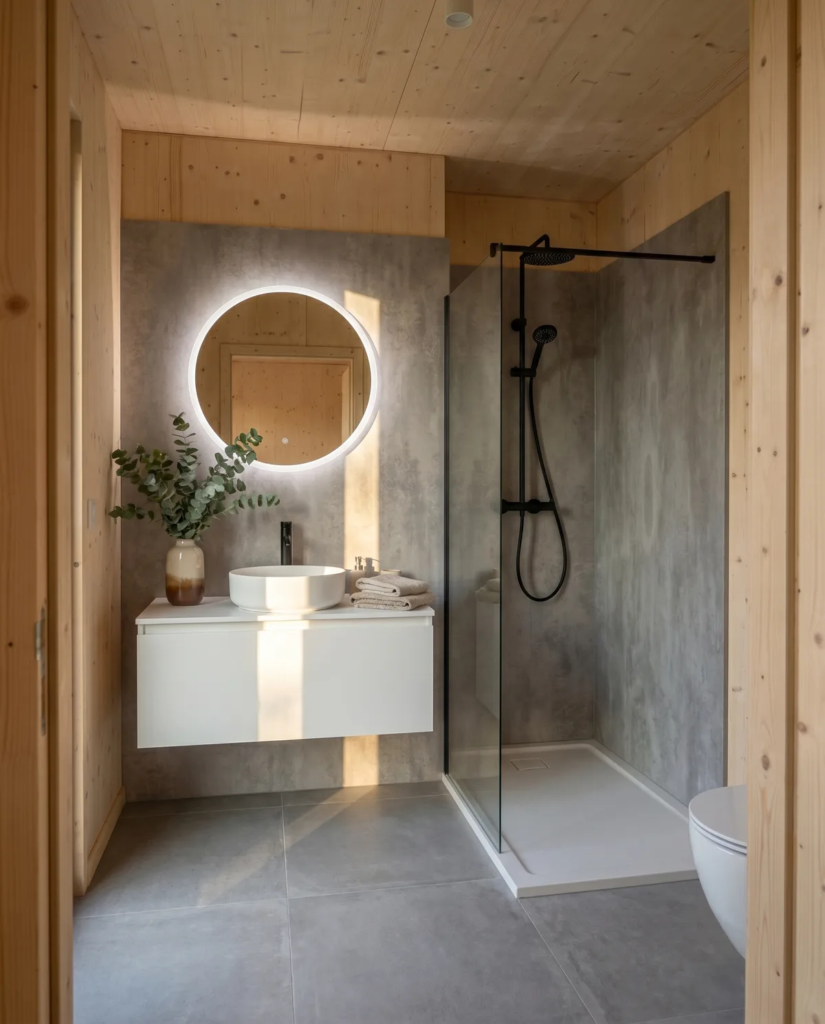 Maison en bois Greenkub M60T, 60 m², intérieur