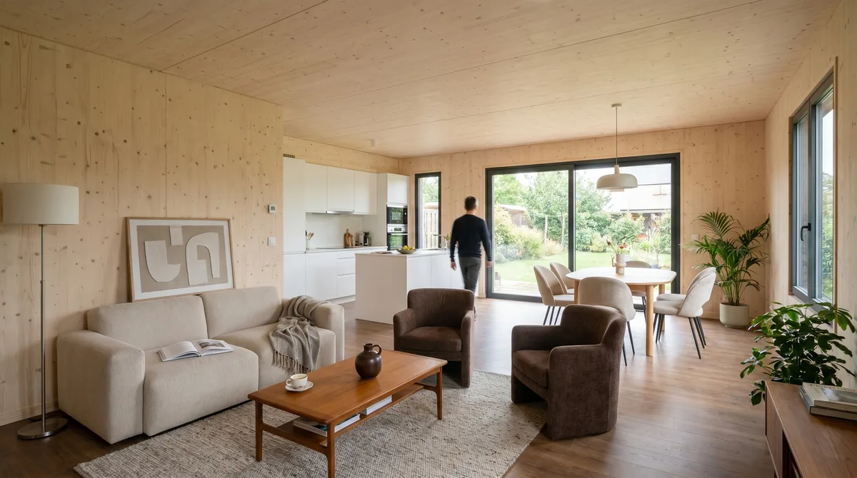 Greenkub M80U, 80 m², intérieur