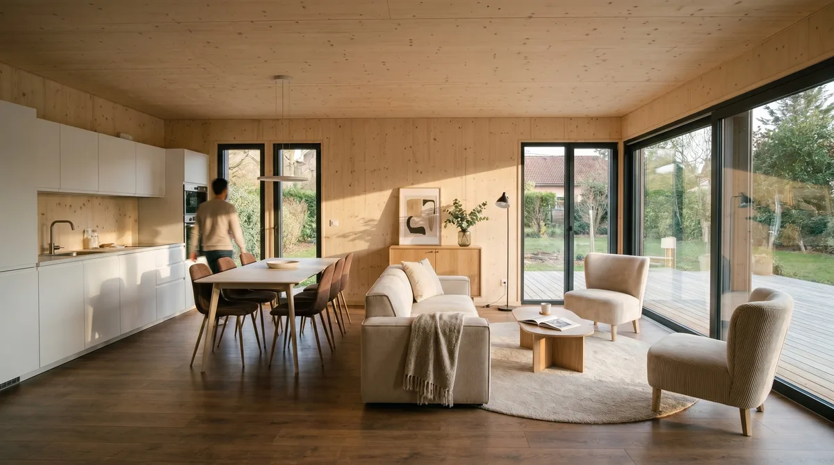 Greenkub M90T, 90 m², intérieur