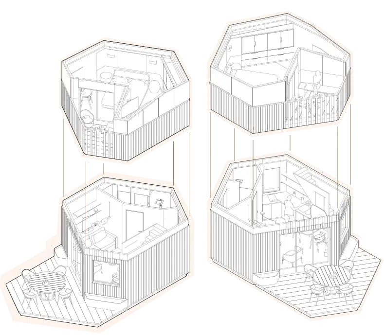 Module Greenkub × Patrick Jouin PJ30, 30 m²