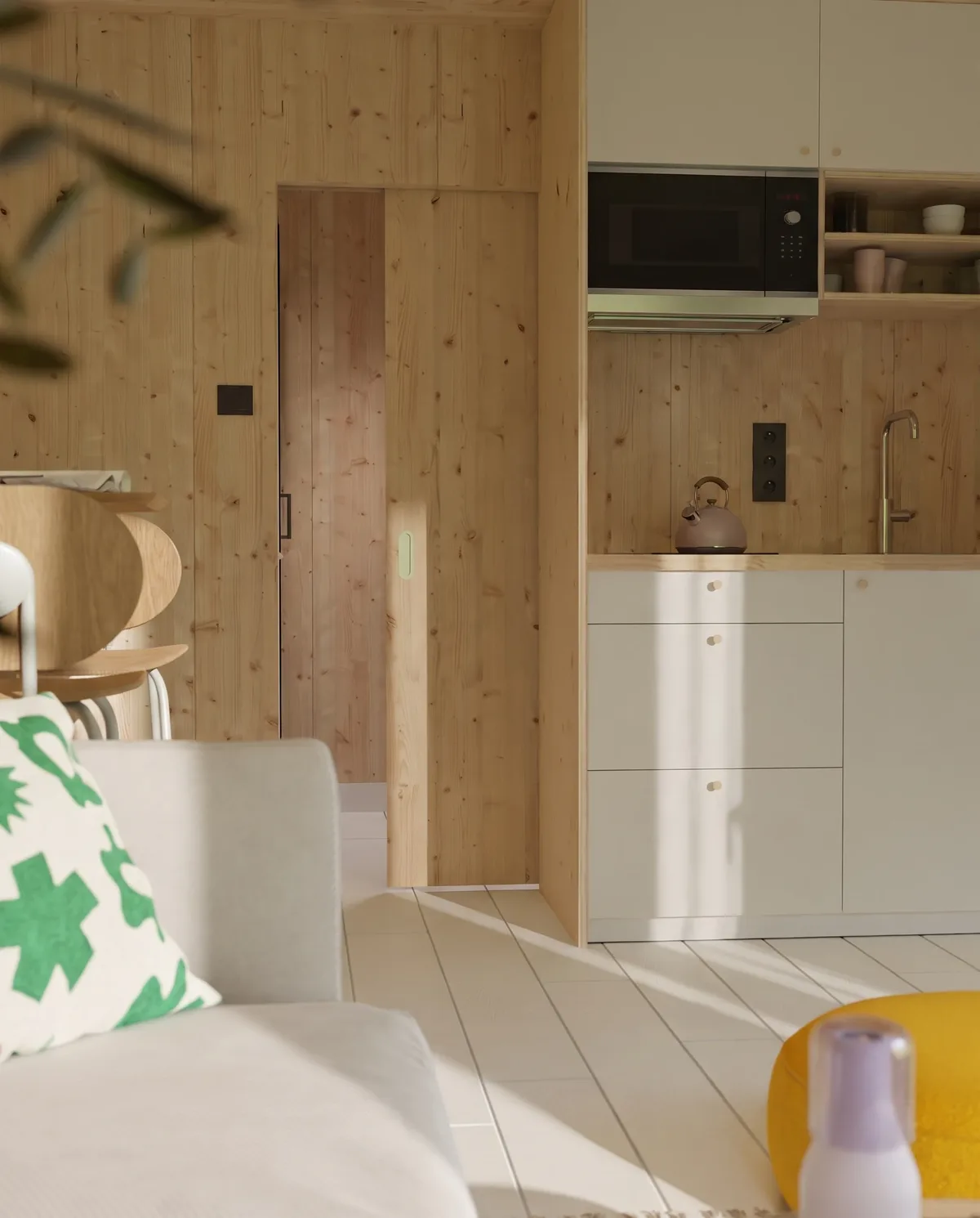 Studio Greenkub GK20, vue intérieur