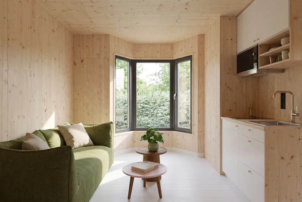 Studio Greenkub RAK20, vue intérieur