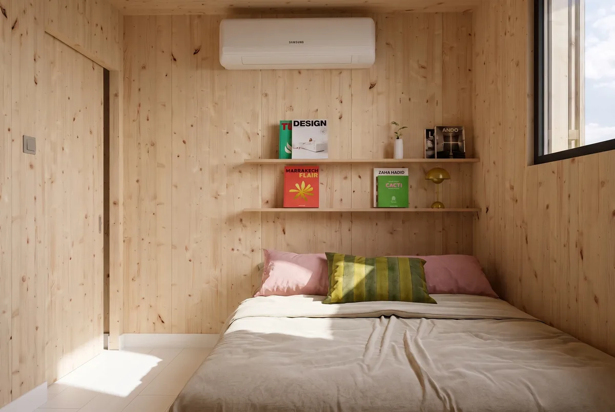 Studio Greenkub RAK20, vue intérieur