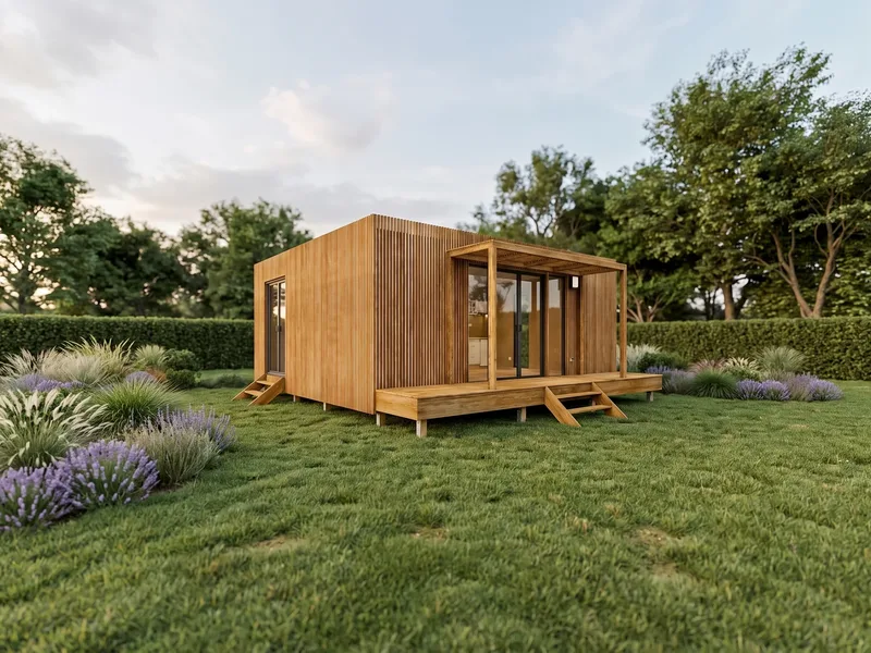 Studio bois Greenkub GK40, 40 m² en ossature bois