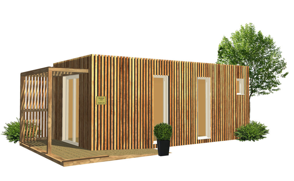 Bureau de jardin sans permis de construire - idéal télétravail - Greenkub