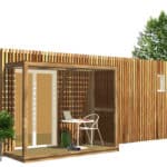 Studio de jardin en bois pour location longue durée ou Logement étudiant Greenkub