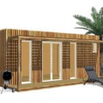Pool house bois Greenkub