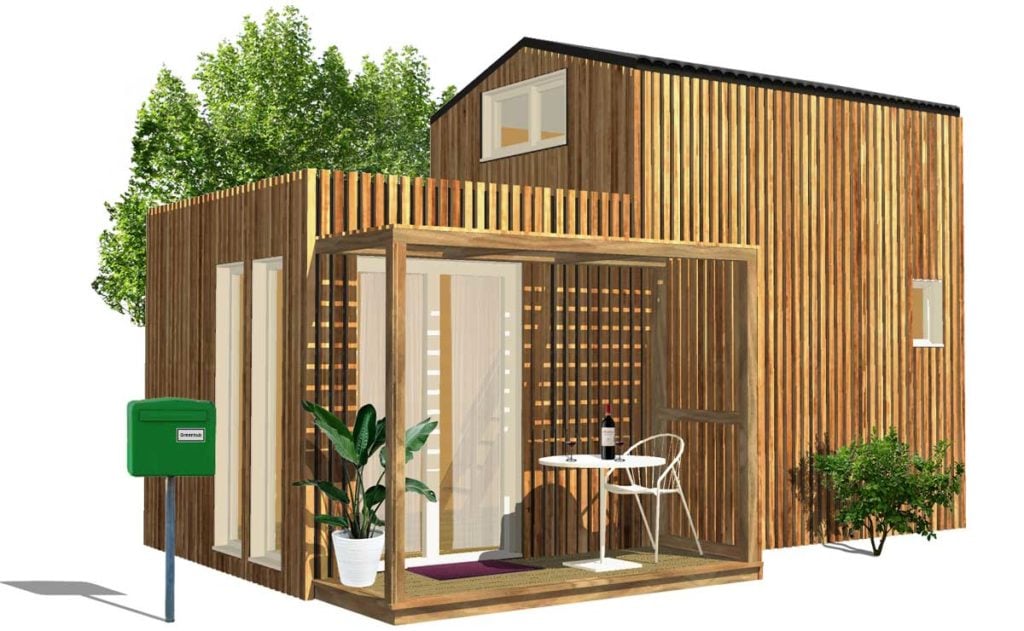 Maisonnette sur terrain nu