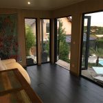 Intérieur d'un pool house
