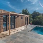 salle de bain poolhouse piscine studio de jardin 30m² alpes maritimes