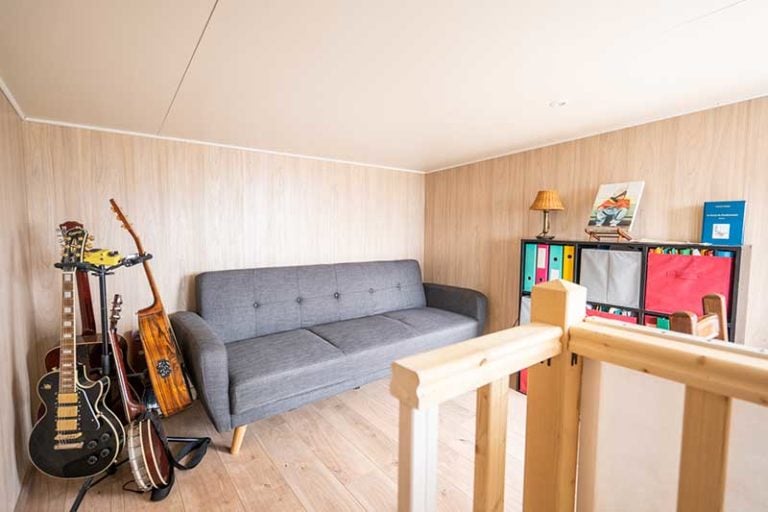 salle musique salon studio jardin