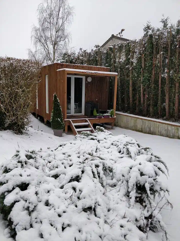 studio jardin neige