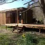 studio studios jardin 20m2 calvados terrasse