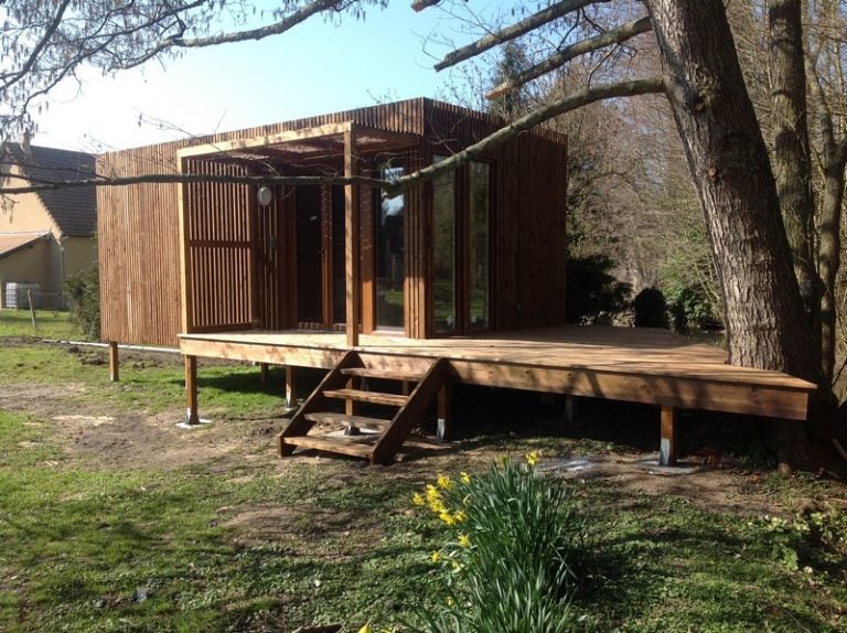 studio studios jardin 20m2 calvados terrasse