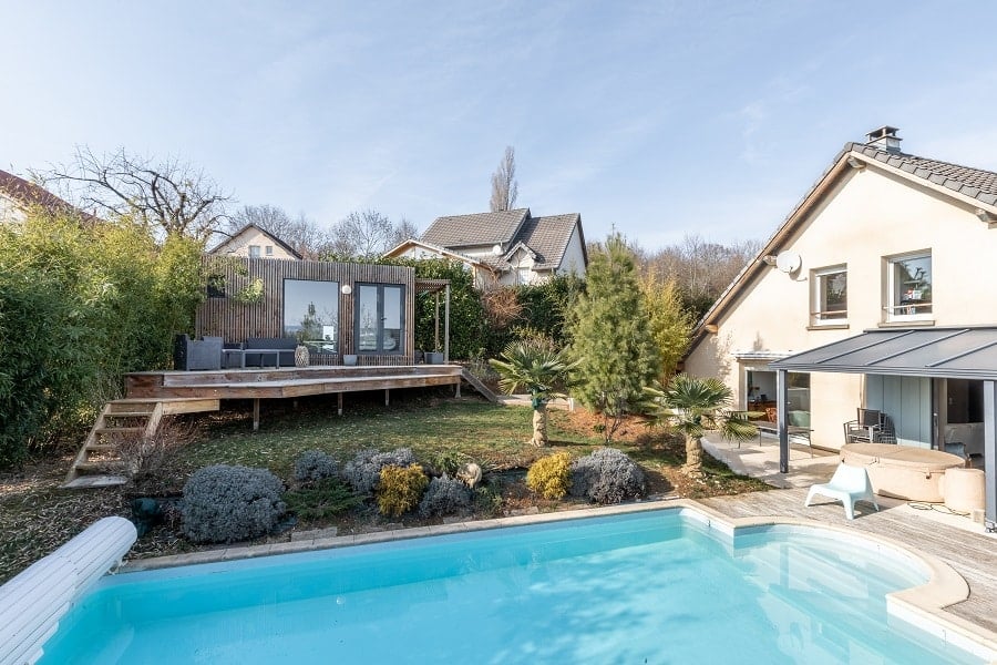 studio de jardin avec terrasse à besancon