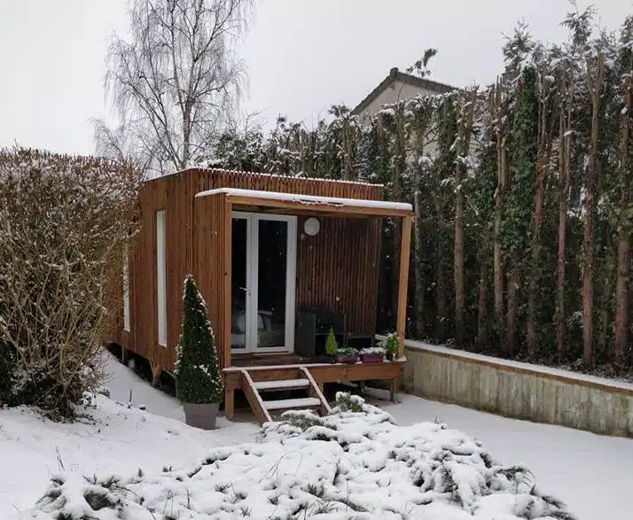 Studio de jardin en bois à louer de 20m²