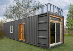 Bureau de jardin container