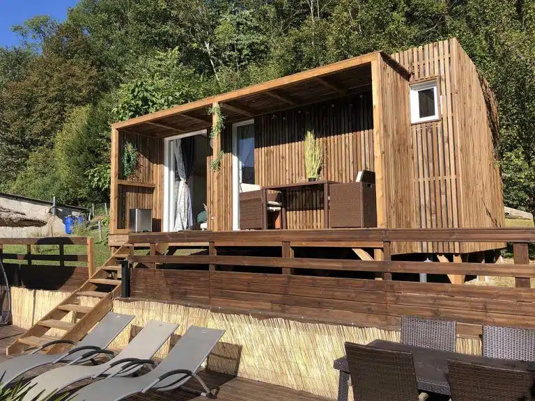 Pool house bois piscine isère Greenkub