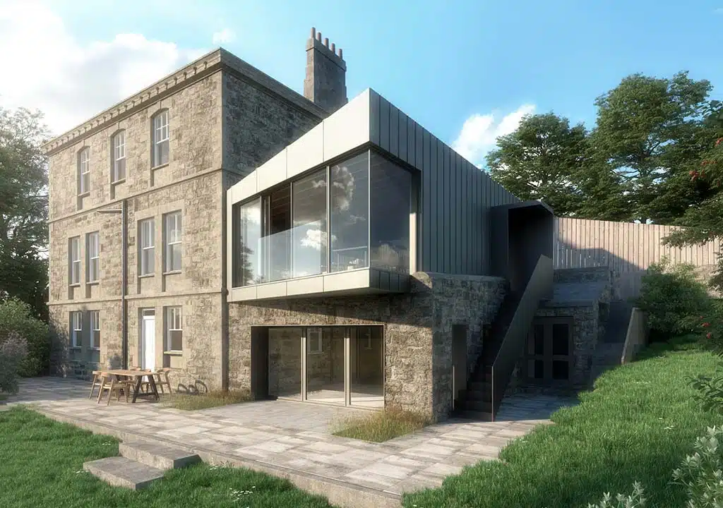 Facing extension maison ancienne