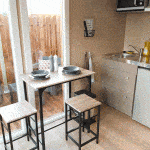 Kitchenette d'un studio de 15m2