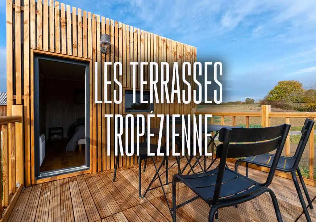 Terrasse tropézienne d'un studio