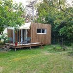 Studio de jardin avec une extension de terrasse