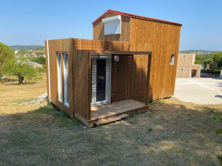 Maison de jardin de 25m2 avec mezzanine