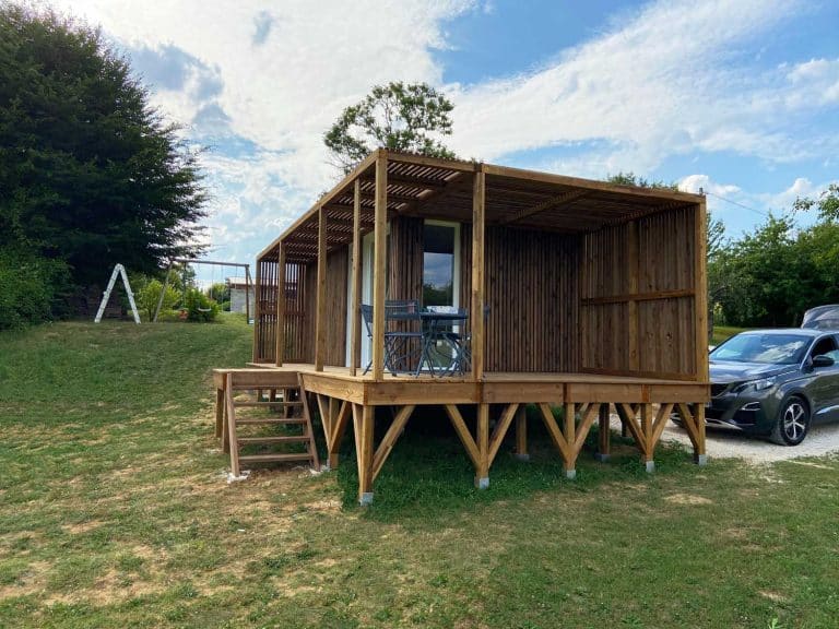 Studio de jardin de 20m2 avec toiture végétalisé