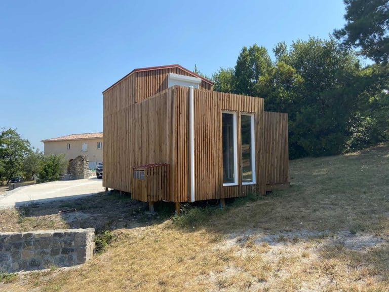 Maison de jardin de 25m2 avec mezzanine