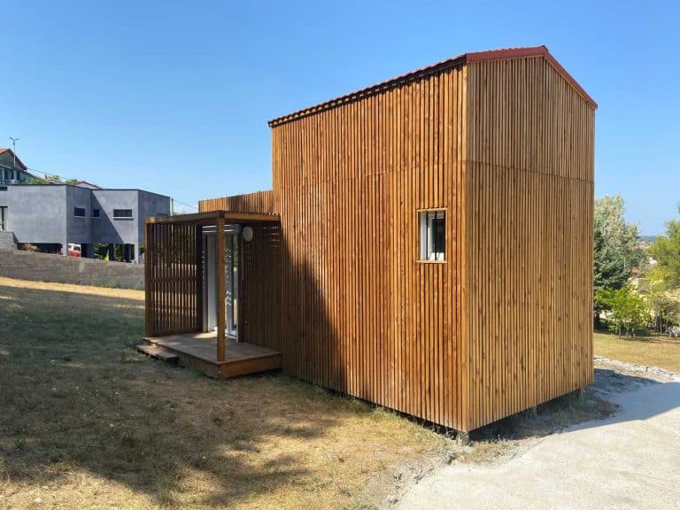 Maison de jardin de 25m2 avec mezzanine