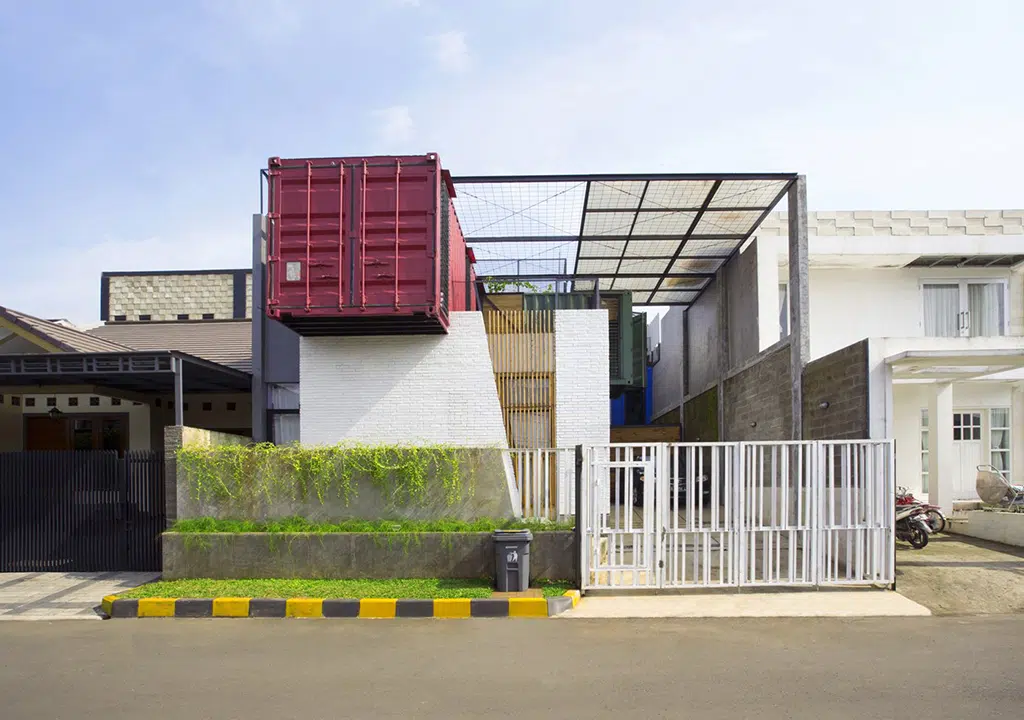 Extension de maison en container