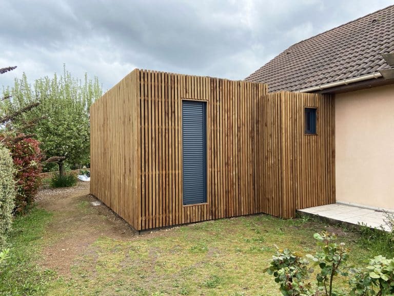 Extension de maison en bois de 15m2 dans le 38