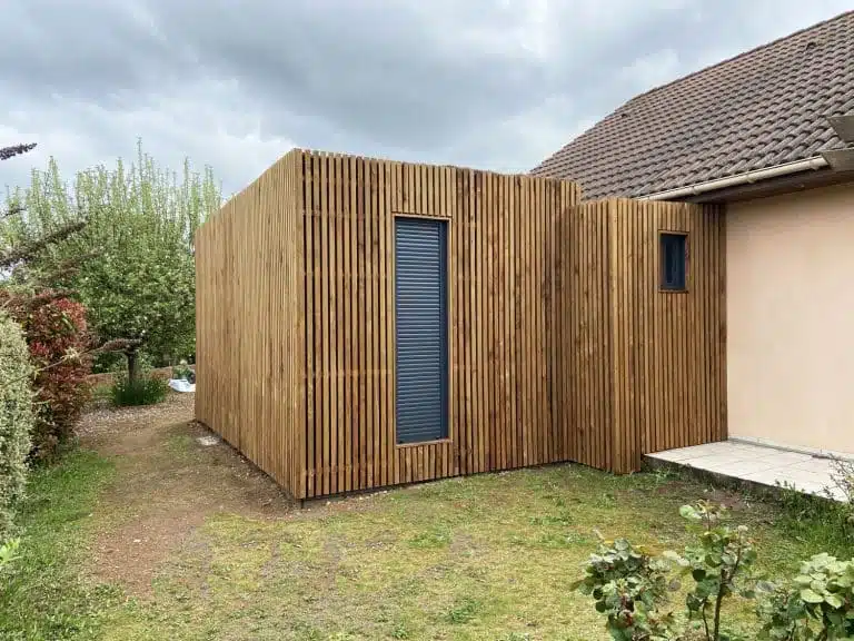 Extension de maison en bois de 15m2 dans le 38