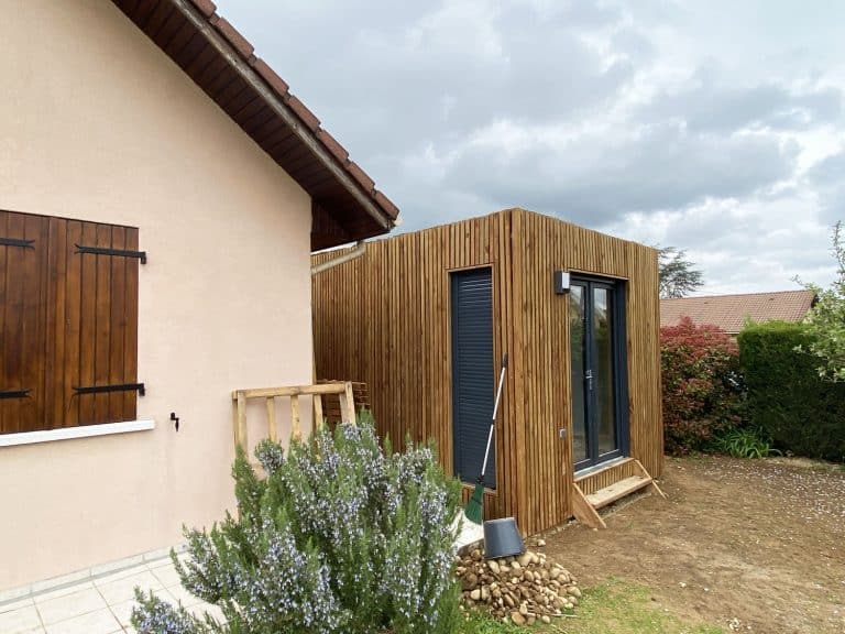 Extension de maison en bois de 15m2 dans le 38