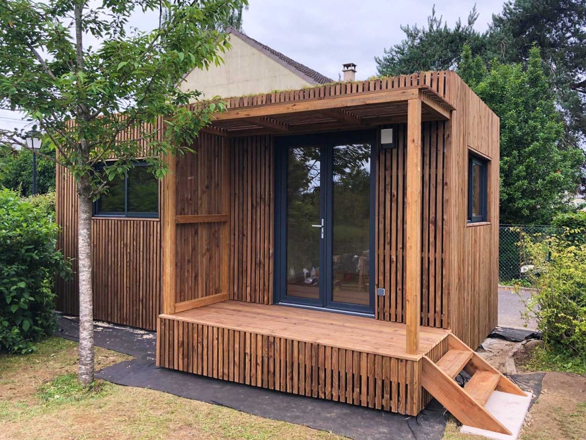 Réalisation de Greenkub : Extension de maison de 20m2 dans le 13