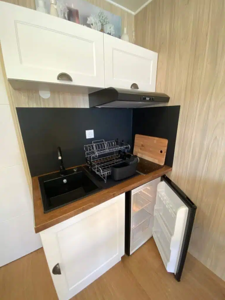 Cuisine moderne dans un studio