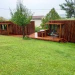 Deux studios de jardin en bois