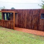 Bureau de jardin de 20m2 avec un prolongement de la terrasse