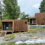Deux studios de jardin en bois