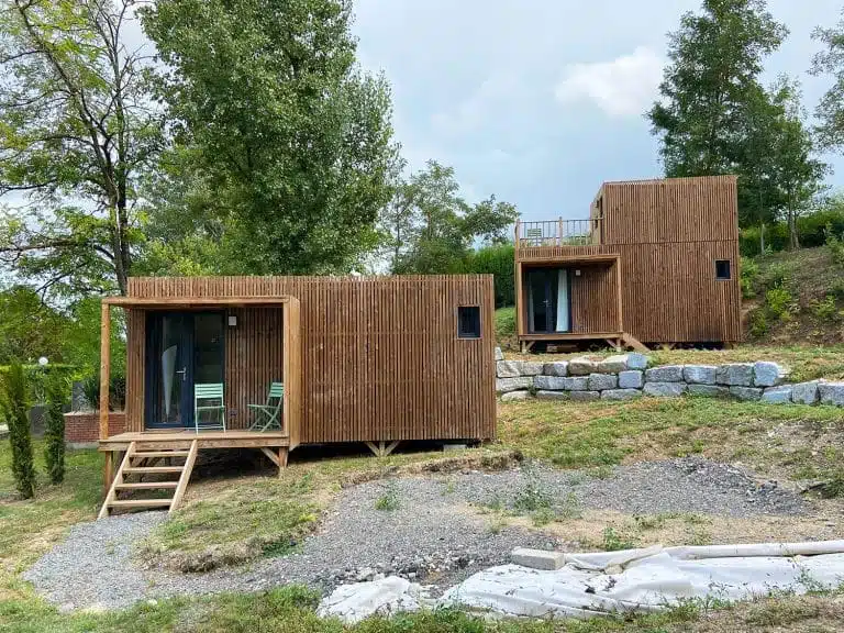 Deux studios de jardin en bois
