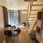 Pièce de vie d'une chambre d'hôte