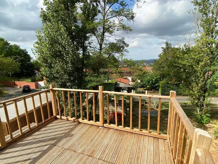 Terrasse tropézienne d'un studio