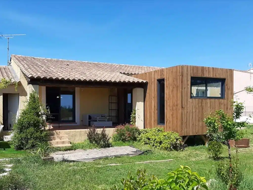 Extension de maison en bois